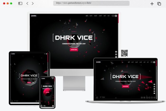 vice underground music elementor wordpress theme