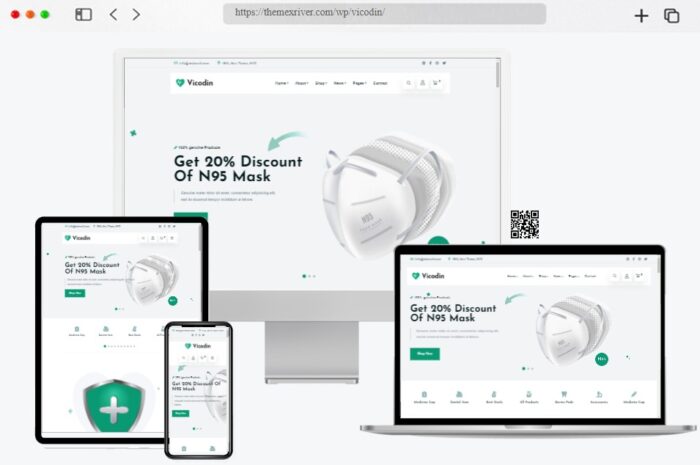 Vicodin Medical Store WordPress Theme