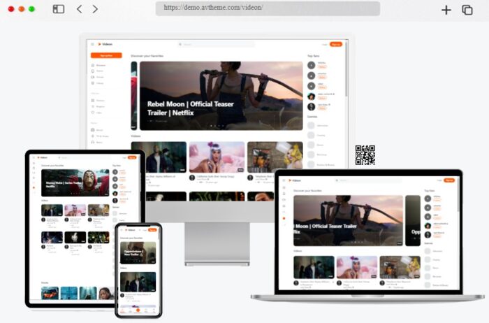 videon video short wordpress theme
