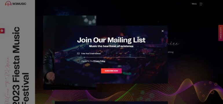 WMusic Music Bootstrap HTML Template
