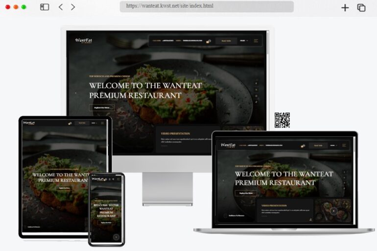 Wanteat Responsive Restaurant Template