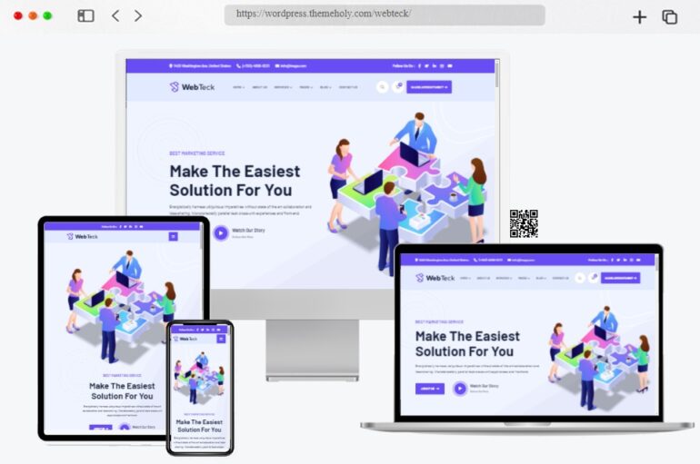 Webteck IT Solution WordPress Theme