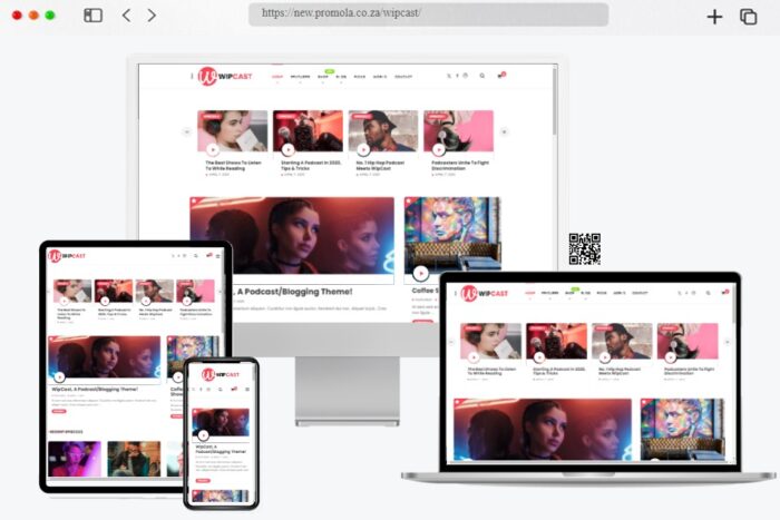 WipCast Podcast Blogging WordPress Theme