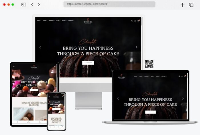 Xocora Bakery WordPress Theme