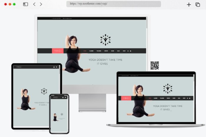 Yogi Yoga WordPress Theme