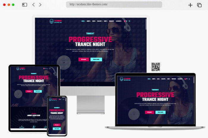 acidum night club and dj wordpress theme