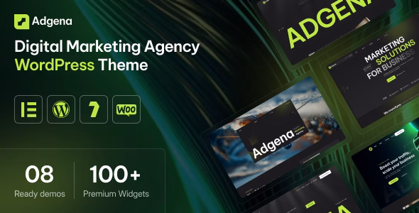 Adgena - Digital Marketing Agency WordPress Theme WordPress theme