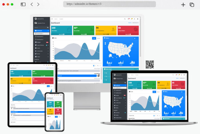 adminlte bootstrap admin dashboard template