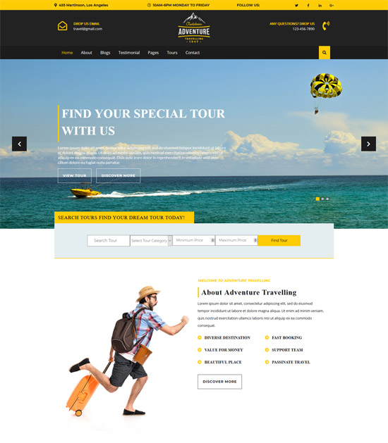 adventure travelling