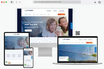 air supply conditioning company wordpress theme