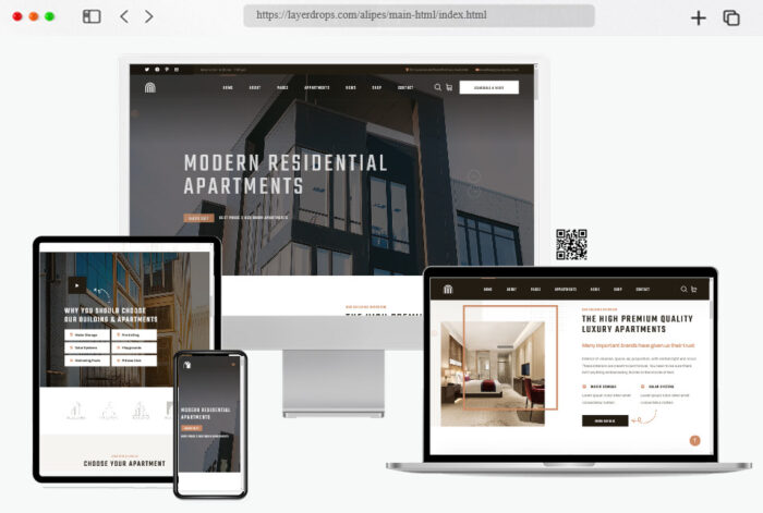 alipes single property html template