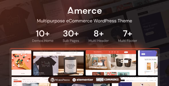 Amerce - Multipurpose eCommerce WordPress Theme WordPress theme