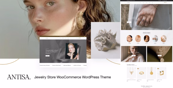 Antisa – Jewelry Store WooCommerce WordPress Theme - WordPress Theme Preview