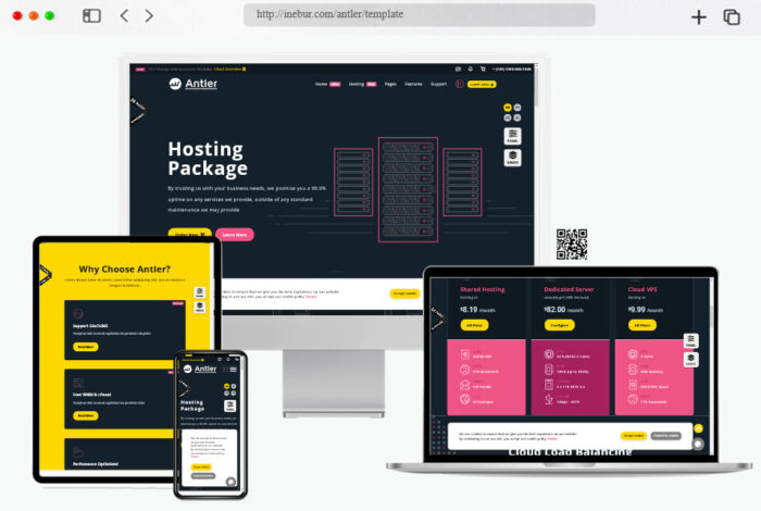 antler reliable hosting for template