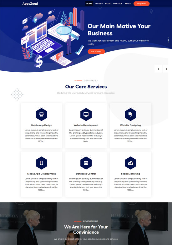SEO-friendly free WordPress themes for businesses