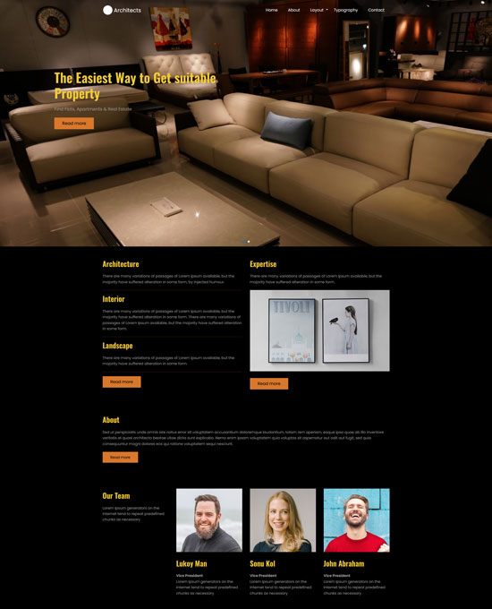 architects free drupal theme