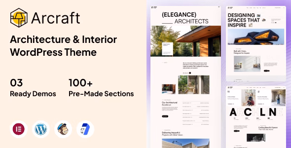 Arcraft – Architecture & Interior WordPress Theme WordPress theme