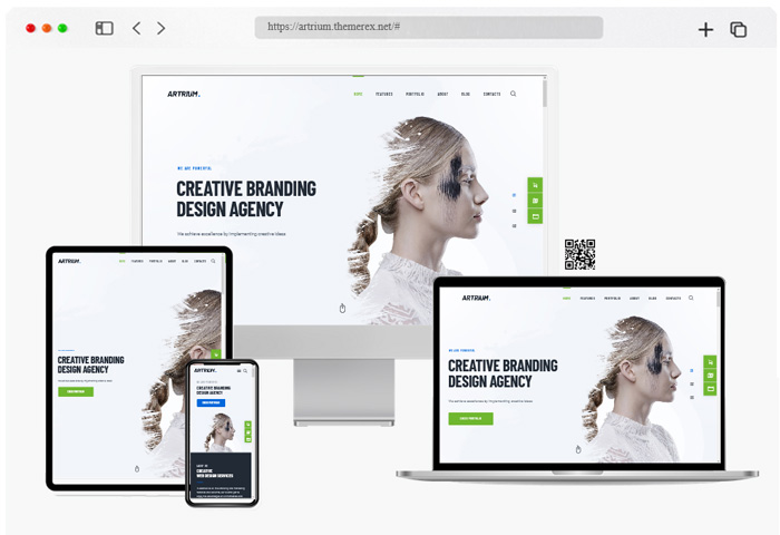 artrium web studio wordpress theme