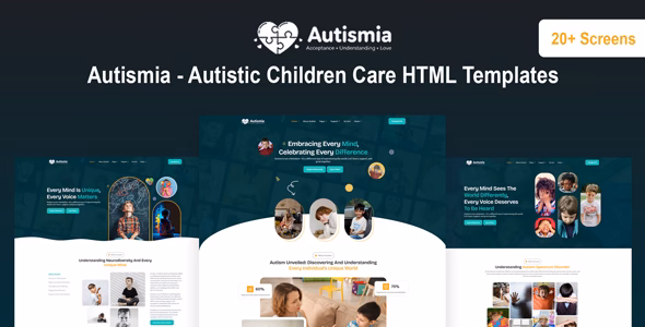Autismia - Autistic Children Care HTML Templates WordPress theme