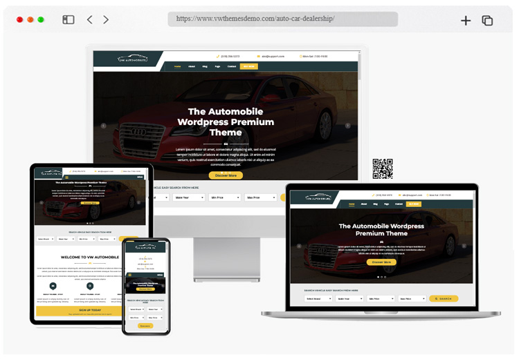 Free vehicle WordPress theme