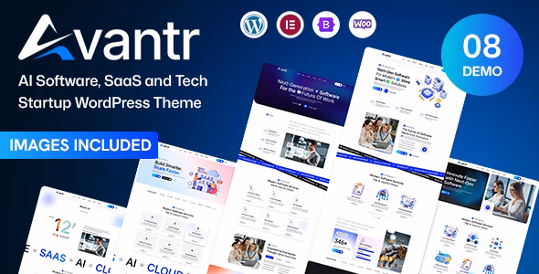 Avantr - AI Software & SaaS WordPress Theme WordPress theme