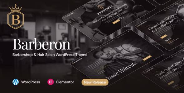 Barberon – Barbershop & Hair Salon WordPress Theme WordPress theme