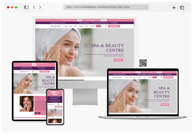 beauty hair salon theme