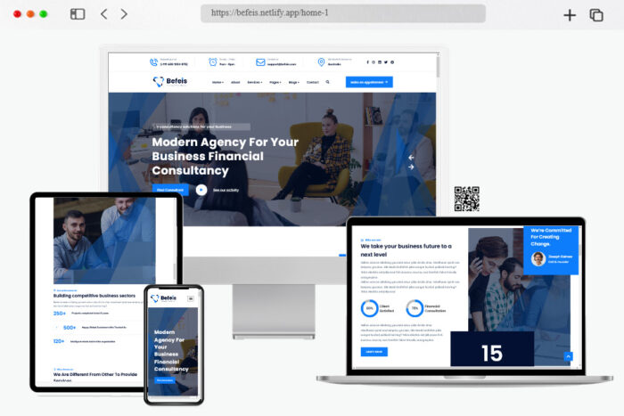 befeis financial consultation html template