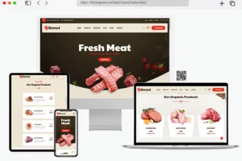 bemet butcher meat shop template