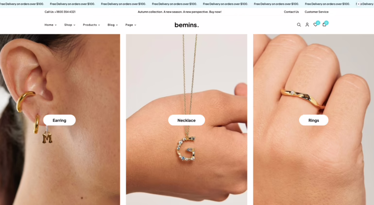 bemins fashion jewelry