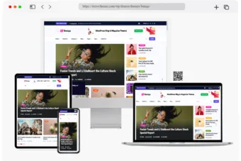 benqu news magazine wordpress theme