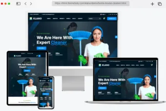best cleaning services website templates 2025