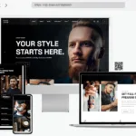 bladehub barber shop wordpress theme