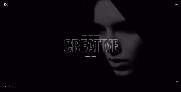Boldex - Creative Portfolio HTML Template WordPress theme