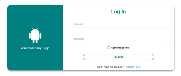 bootstrap login page