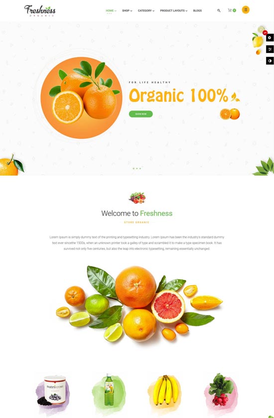 bos freshness foods prestashop theme