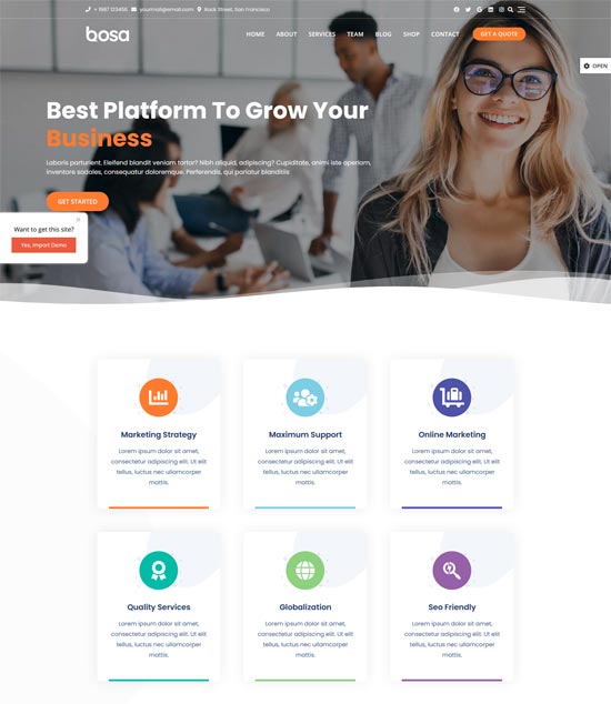 Free Theme for Financial Coaching