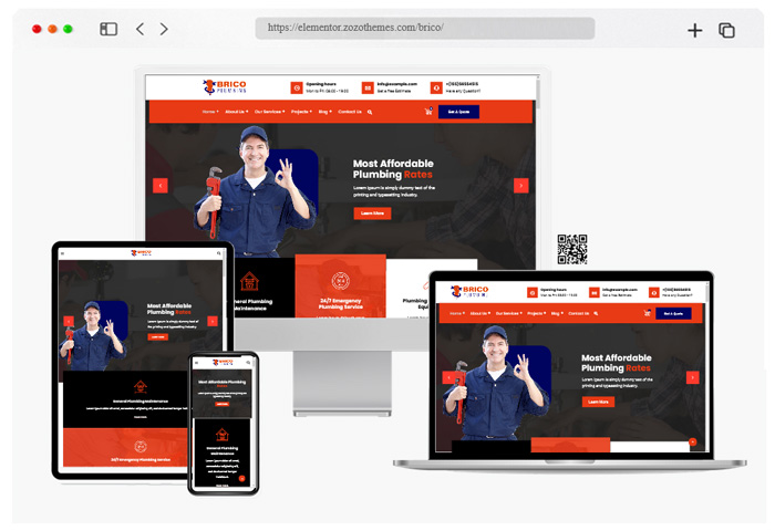 brico plumber wordpress theme
