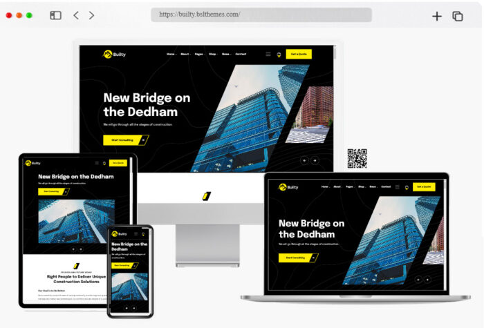 builty construction wordpress theme
