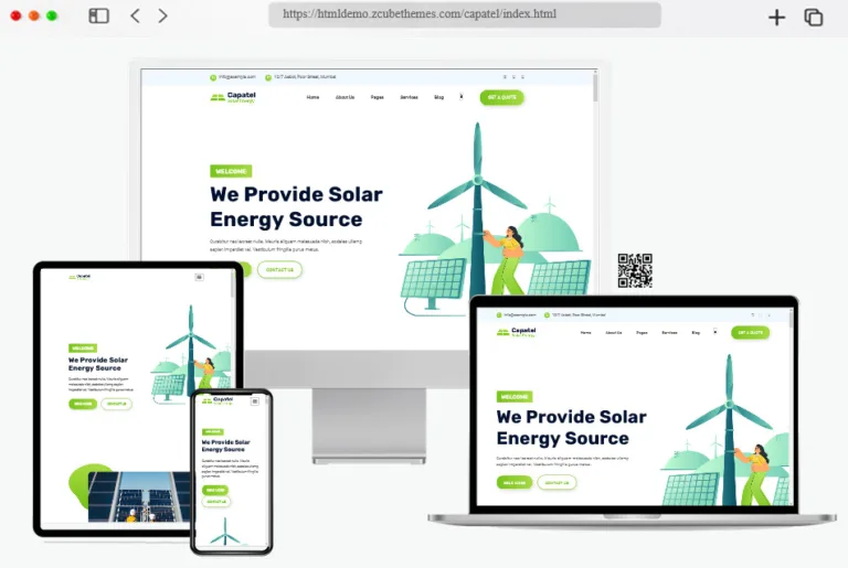 26 Best Wind & Solar Energy Website Templates 2026