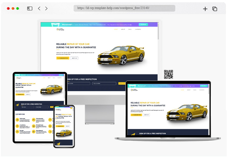Car listing WordPress theme free