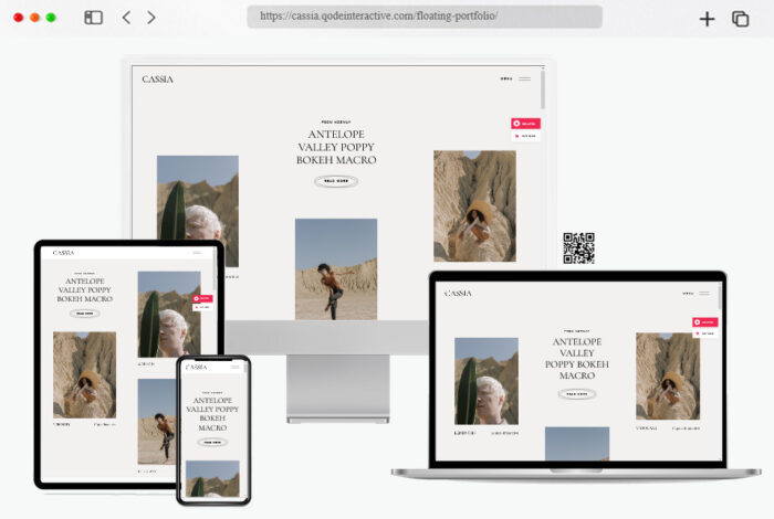 cassia photography portfolio theme