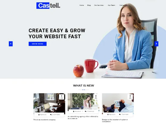 Free Responsive Financial Consulting Theme