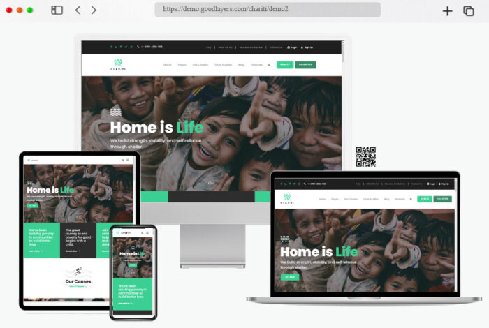 chariti charity donation wordpress