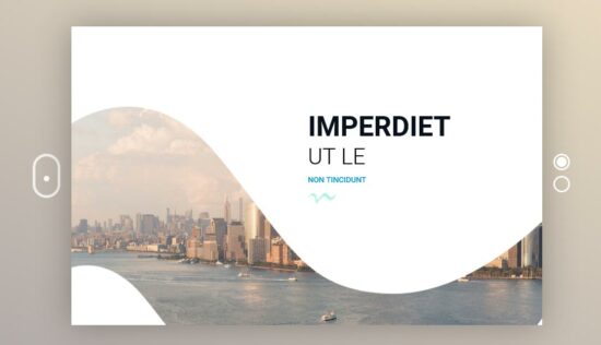 clean slider with curved background