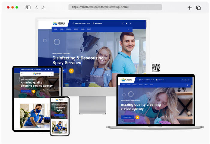 cleanu cleaning services wordpress theme