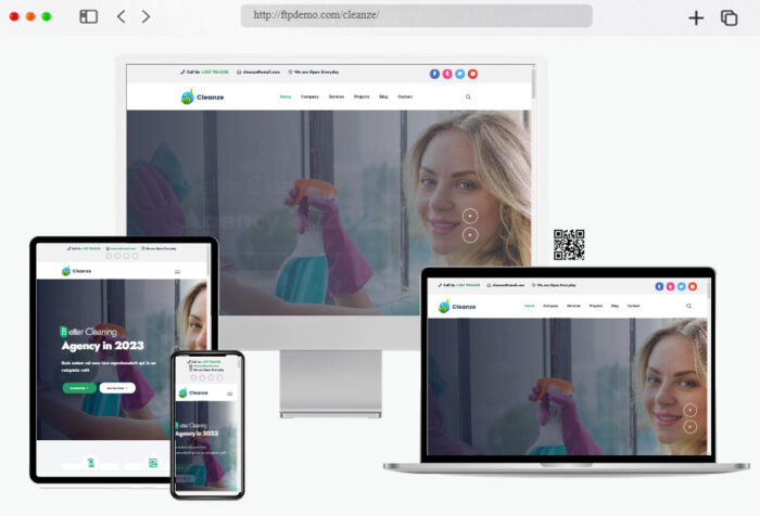 cleanze cleaning service wordpress theme