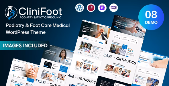 CliniFoot – Podiatry & Foot Care Medical WordPress Theme WordPress theme