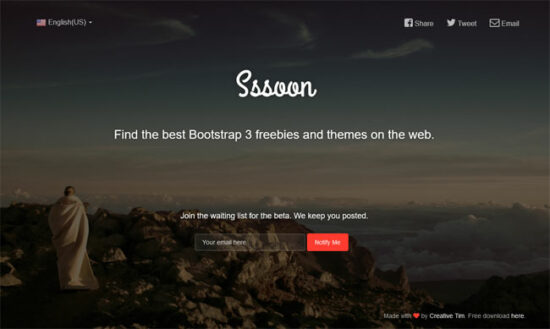 Free pre-launch website templates
