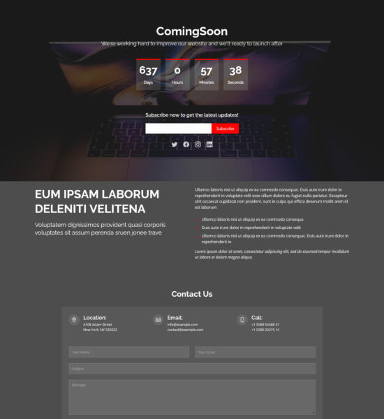 Under construction HTML templates